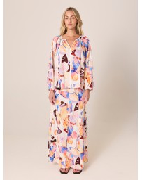 Fate + Becker - Mariposa Print Blouse