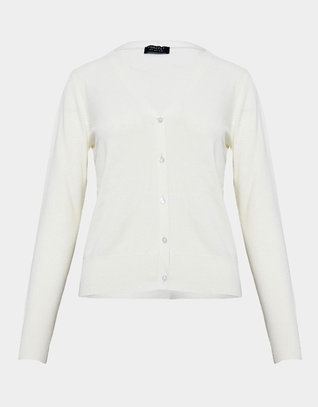 Forcast - Nicolette V-Neck Knit Cardigan