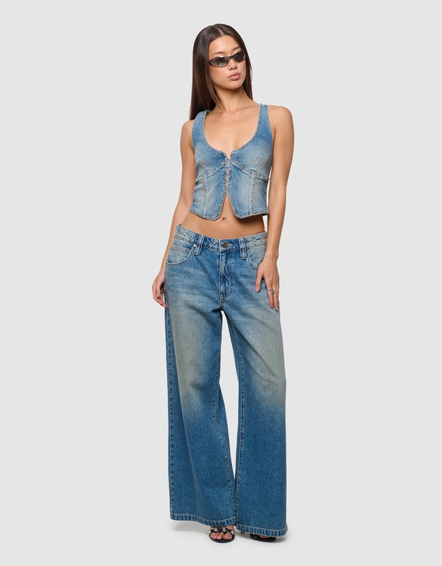 Abrand - 99 Super Baggy Celeste Stud Recycled