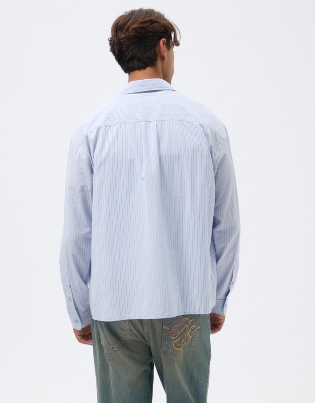 AERE - Echo Stripe Boxy Shirt