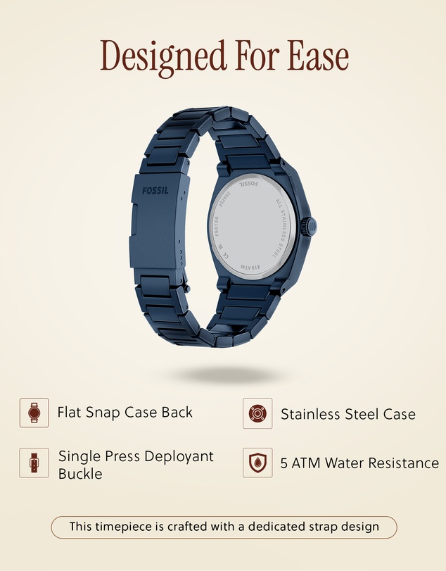 Fossil - Everett Blue Analogue Watch