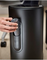 Joseph Joseph - Arc™ 10-Litre Slimline Pedal Bin with Liner Pocket - Carbon Black