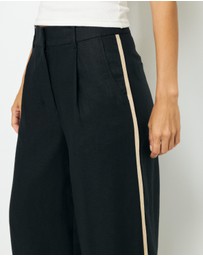 AERE - Sora Stripe Tailored Pants