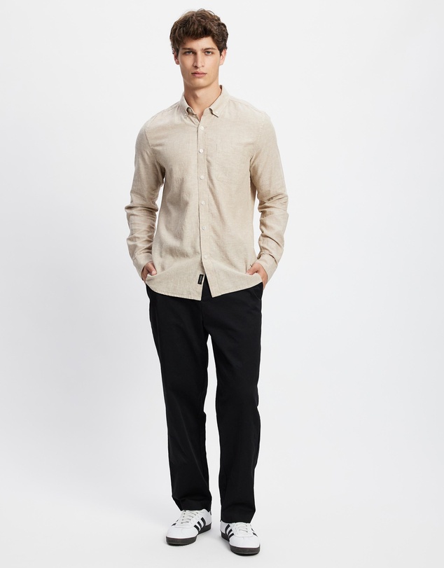 Staple Superior - Hamilton Linen Blend LS Shirt
