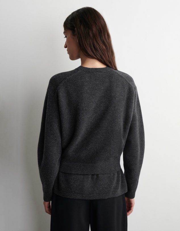 COS - Belt-Detail Merino Wool Jumper