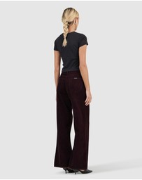 Rolla's - Relaxed Sailor Jean Long - Dark Cherry Cord