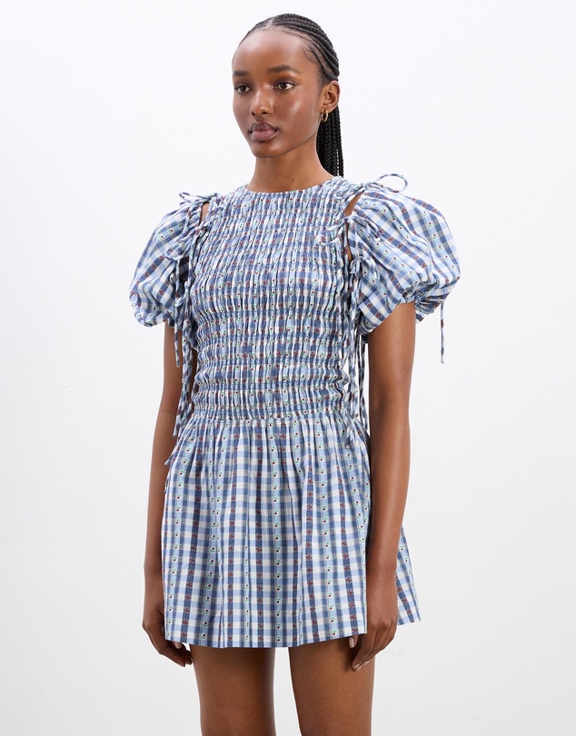 Damson Madder - Becca Bubble Mini Dress