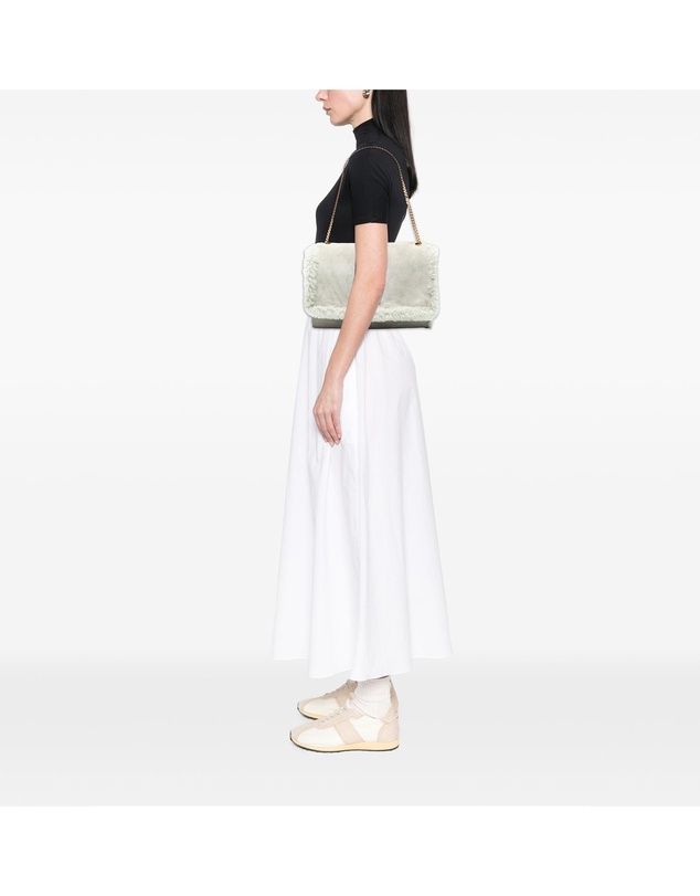 Pre-Loved by Azura Reborn - Pre-Loved Medium Shearling Monogram Kate Reversible Shoulder Bag