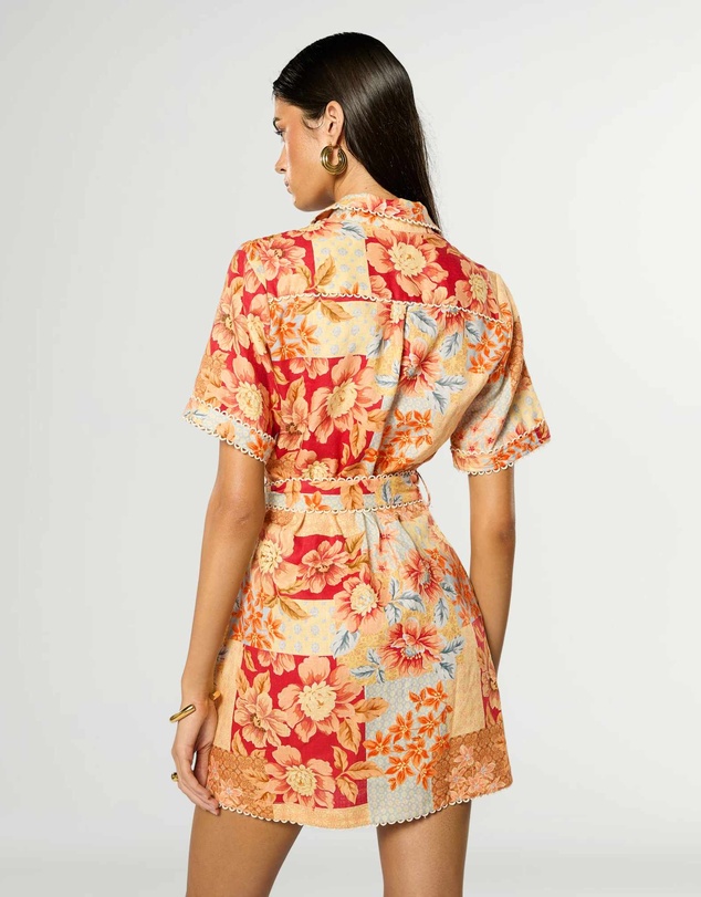 Winona - Solene Button Up Short Dress