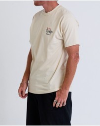 Brixton - Flaming Wheels Short Sleeve Tee