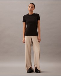 Calvin Klein - Slim Ribbed T-Shirt