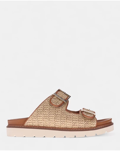 Mia Vita - Daisy Slide - Natural Raffia