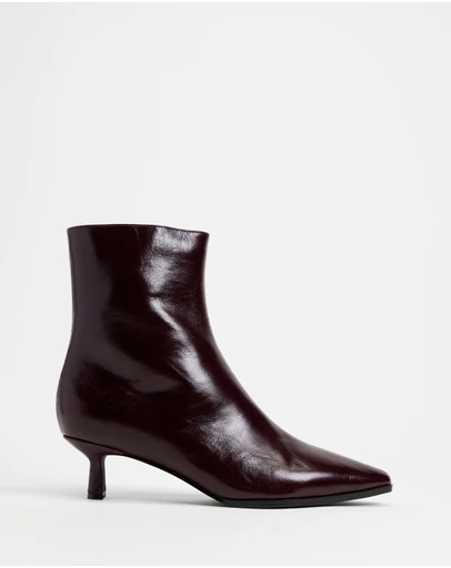 Atmos&Here - Lennox Leather Ankle Boots