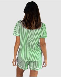 Sant And Abel - Women’s Braddock Green Short PJ Set