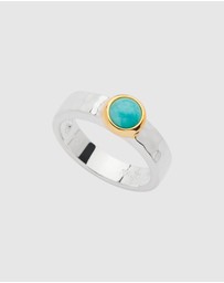 Najo - Solace 2-Tone Amazonite Ring