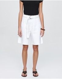 Marle - Belted Jean Shorts