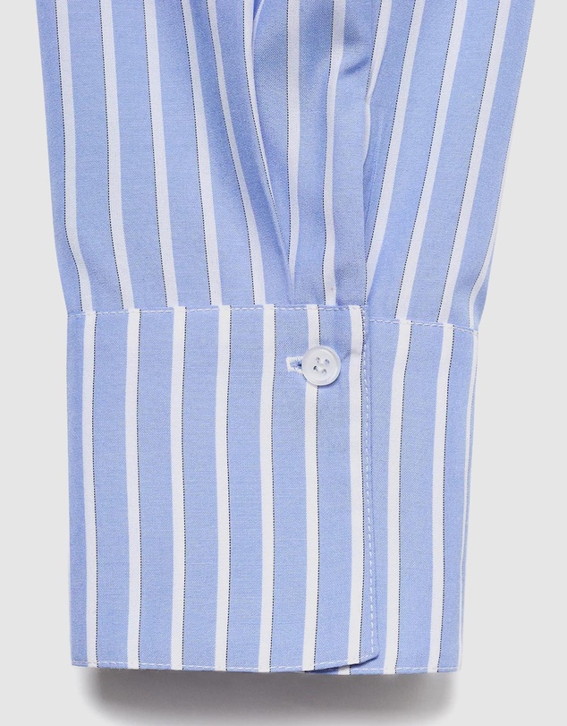 M.N.G - Striped Blouse With Handkerchief