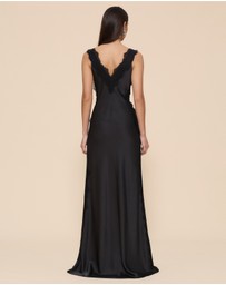 CHANCERY - Lou V-Neck Panel Maxi Dress