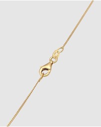 Elli Jewelry - Necklace Cloverleaf Pendant Enamel 925 Sterling Silver Gold-Plated