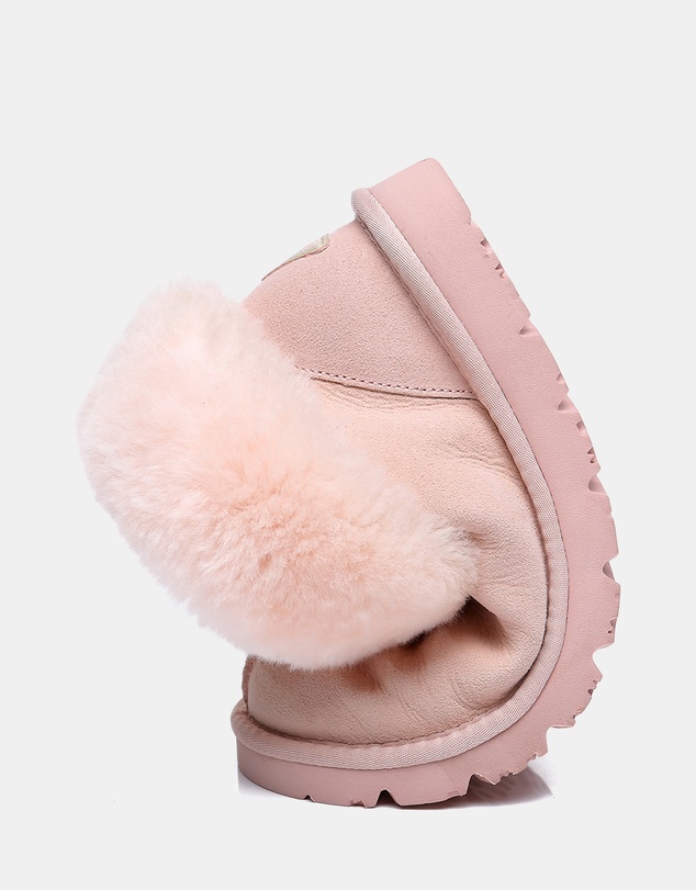 EVERAU - EverAU Ugg Mallow Slipper Sheepskin Upper House Shoes