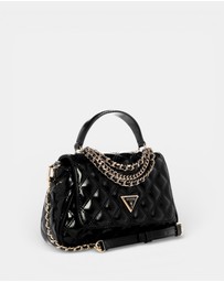 GUESS - Giully Top Handle Flap Bag