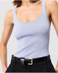 Mossman - Fine Line Knit Tank