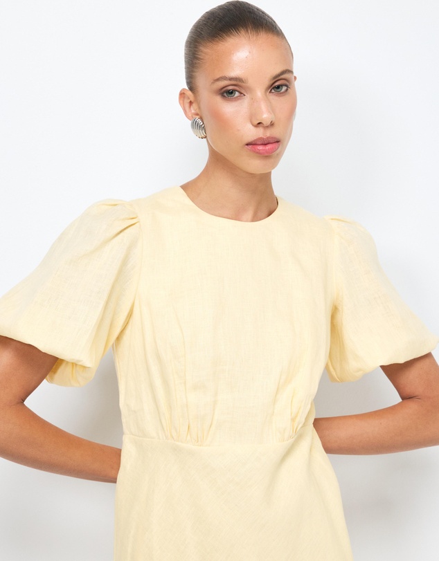 AERE - Elowen Linen Mini Dress