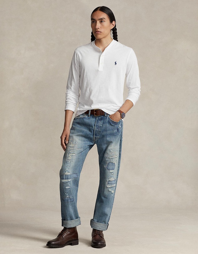 Polo Ralph Lauren - Long Sleeve Slub Jersey Henley T-Shirt