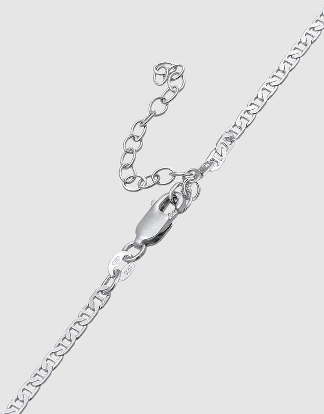 Kuzzoi - ICONIC EXCLUSIVE - Classic Mariner Chain Necklace in 925 Sterling Silver