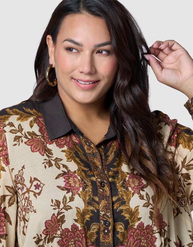 Something 4 Olivia - Sadie Maxi Shirt Dress