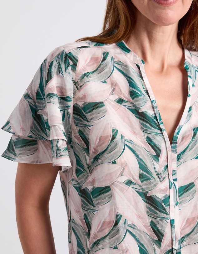 David Lawrence - Cyrus Flutter Sleeve Blouse