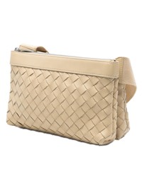 Pre-Loved by Azura Reborn - Pre-Loved Nappa Intrecciato Double Zip Crossbody
