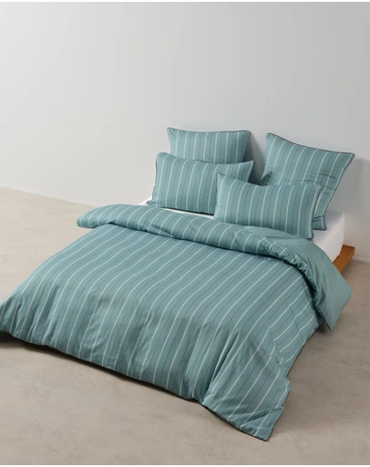 Linen House - Monday Stripe Quilt Cover Set