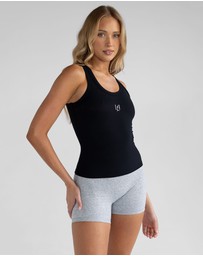 Leelo Active - Ribbed Logo Tank
