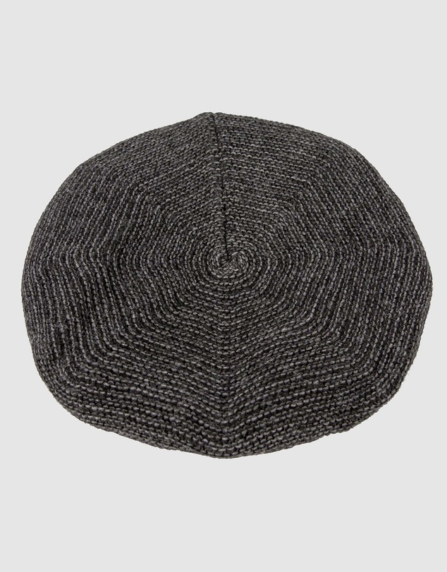 Max Alexander - European Made Crocheted Grey Wool Beret