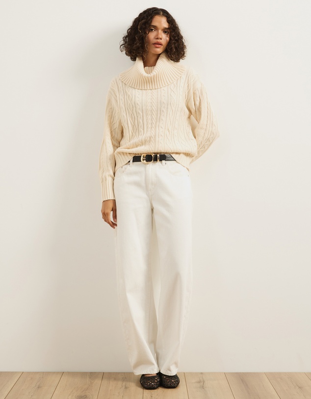 Atmos&Here - Zuri Cable Knit Sweater