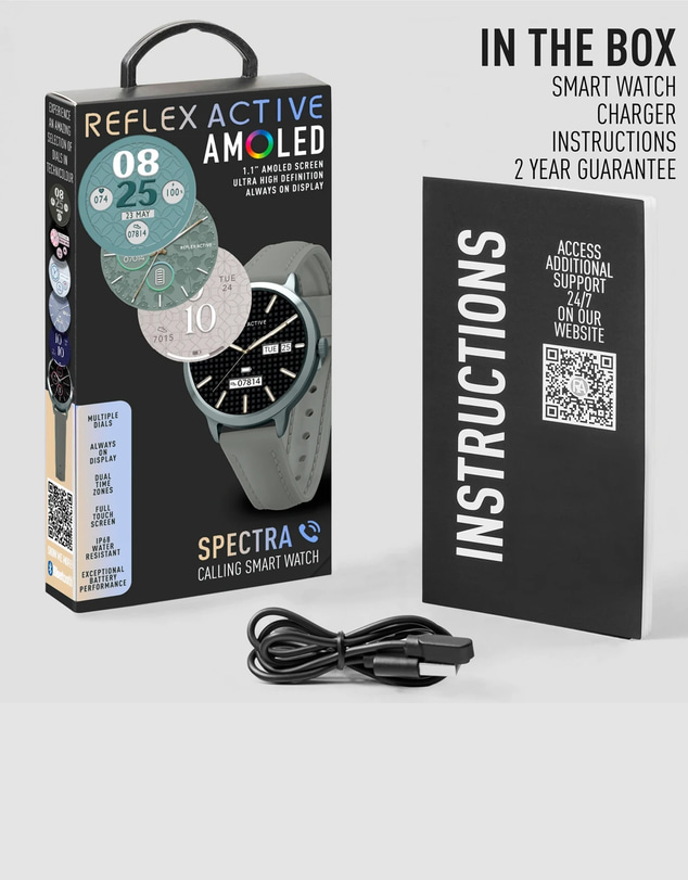 Reflex Active - Spectra 300R Grey Smart Watch
