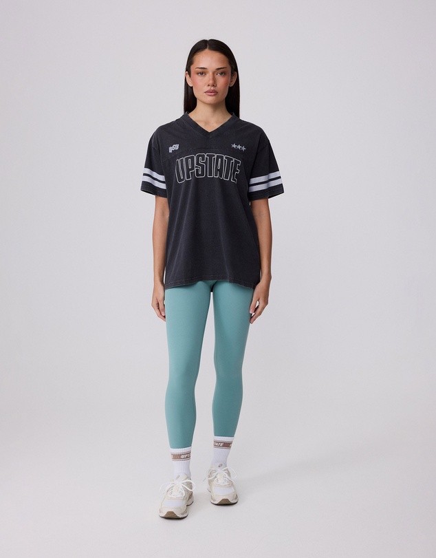 Upstate - Retro Tee - Washed Black