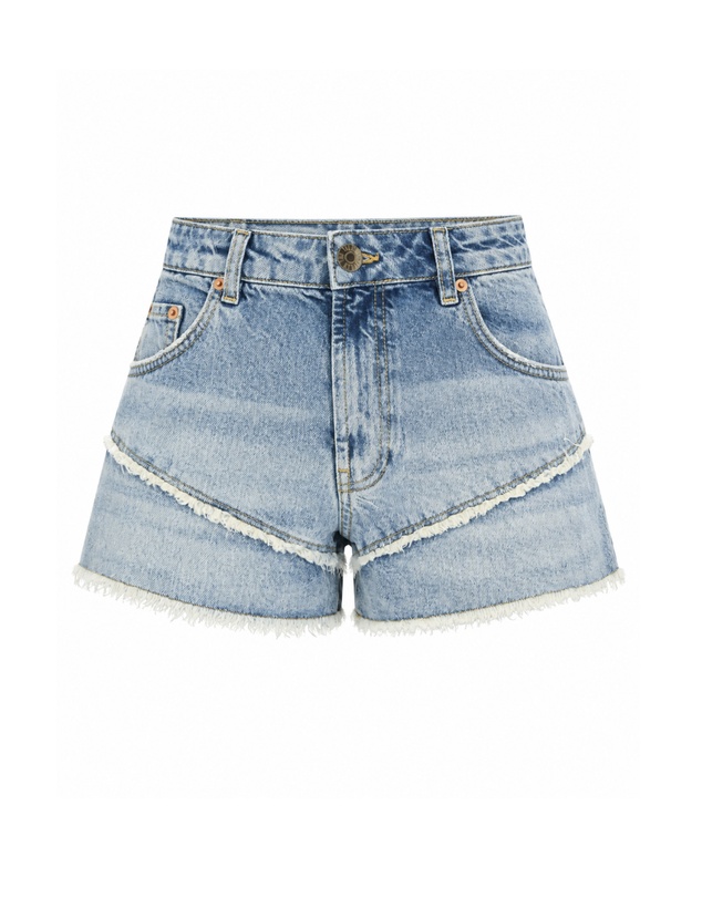 THE TALES - The Tales Panelled Denim Short