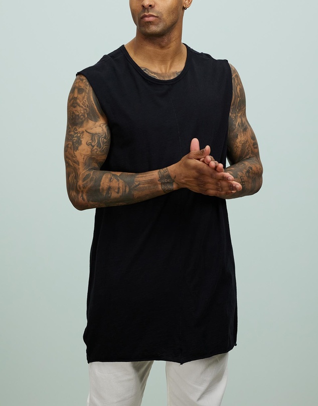 Surrounded By Ghosts - The Minium Cotton Muscle T-Shirt