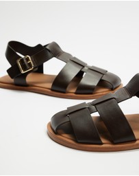 AERE - Leather Fisherman Sandals