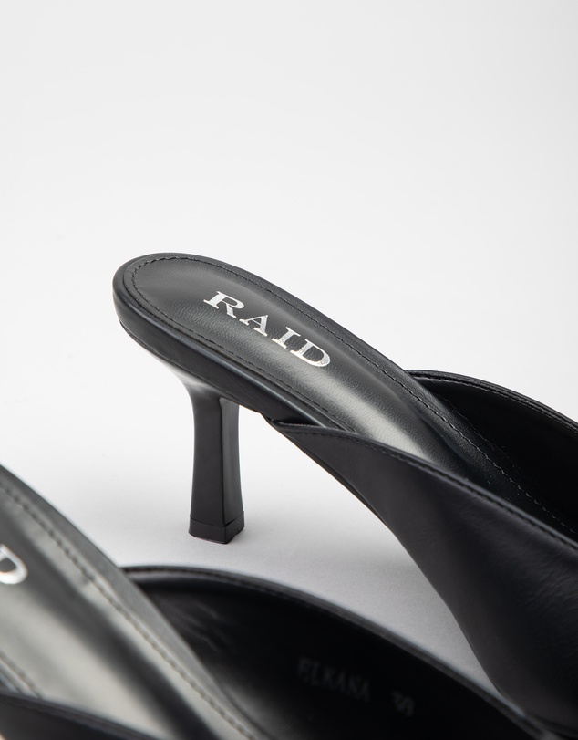 RAID - Elkana heeled Pumps with metal toe in Black