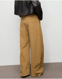 M.N.G - Wide-Leg Low-Rise Corduroy Jeans
