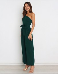 Petal & Pup - Leyton Jumpsuit - Emerald