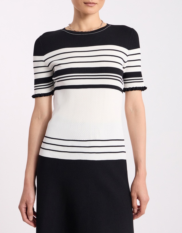 David Lawrence - Arlie Stripe Knit Tee