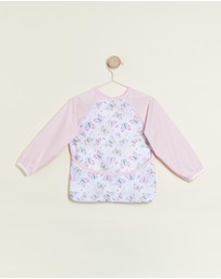 itti bitti - Sleeved Bib Smocks - Butterfly