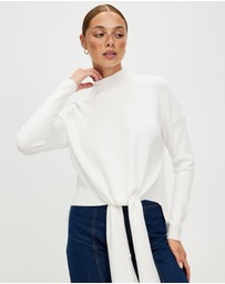 Honey and Beau - Raise Up Tie Top