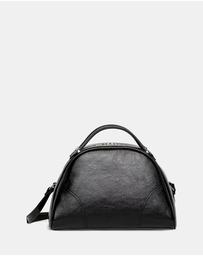 ARKET - Lacquered Leather Crossbody Bag