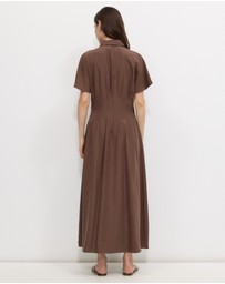 Calli - Vasco Tucked Shirt Dress