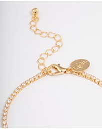 Lovisa - Gold Plated Small Round Tennis Bracelet